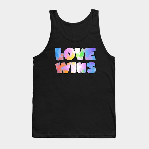 Love Wins Tank Top by Art by Veya